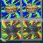 2016 Hot sale customized self adhesive anti-fake label 3D hologram sticker