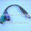 Nickle plated Mouse keyboard connector cable