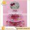 Hello Kitty Cute Tiered Cardboard Cupcake Stand For Girls Party Cake Decoration