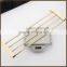 17920-g bathroom sanitary items zinc alloy gold bathroom accessory towel shelf