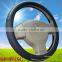 Hot Sale Siver Lines Geniune Leather Car Steering Wheel Covers for Super Market