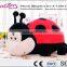 Cute promotion ladybug plush doll and Hot selling Neck pillow