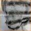 Luxurious comfort Striped Wolf Fur Throw Blanket
