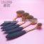 Factory Directly Foundation 5Pcs Cosmetic Rose Gold Oval Makeup Brush Set