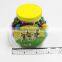Mixed Color Football Play Round Bubble Gum in Jar