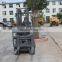 China small scale electric forklift truck with clamp and 3 stage mast