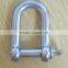 US Hot Dipped G210 Galvanized dee swivel anchor shackle price