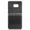 Shiny black 3K twill woven carbon fiber phone case cover for samsung galaxy note7