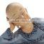 Chinese sleeping Buddhist shaolin monk figurine