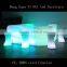 led illuminated white portable bar table