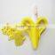 100% Eco-Friendly Silicone Baby Training Toothbrush/Baby Banana Bendable Training Toothbrush for Infant