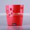 Hollow Out Smiling Face Plastic Trash Can Household Garbage Can/Rubbish Bin