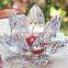 crystal lotus flower candle holder