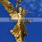 bronze foundry famous large outdoor decoration golden angel statue