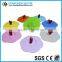 Candy color silicone coffee cup cap