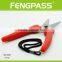 S6-1035 7-1/2 inch Plastic handle with Stainless Steel easy to lock garden scissors