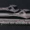 Berrylion 10" Nickel Alloy Black Adjustable Wrench Pearl Nickel Adjustable Wrench