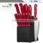 stainless steel kitchen knives set