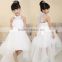 Free shipping flower girls dress elegant princess tutu dresses for girl Children's wedding party baby girl christening dress