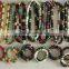 hiphop wooden reggae rasta bracelets necklace jewelry coco wood bead bracelet necklace jewelry