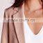 MGOO Foshan Manufacturer Custom Women Blazer Supplier Longline Blazers Oversized Loose Style No Buttons Jackets