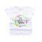 S17500A New 2017 Summer Kids T-Shirts Girls T shirt