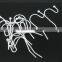 100 Pairs Silver Plated Ear Wire Hooks Earring Findings 21x12mm