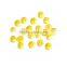 Resin Sewing Buttons Scrapbooking 2 Holes Round Yellow 6mm Dia