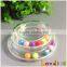 Colourful Circle Baby Plastic Ring Rattle Insert Teether Toy For Gift
