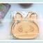 Child Plate Divided Tray Baby Cartoon Rabbit Appetizer Platter