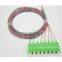 Singlemode9/125 simplex 900um colour Fiber optic SC/APC Pigtail