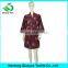 Customized Short Sexy Print Fleece Warm Robes for Women