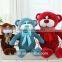 Yangzhou plush toy factory supply teddy bear plush toy with bow