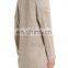 wholesale ladies hand knitted cardigan beige long sleeve knitted cardigans sweater