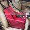 Car Deluxe Portable Pet Dog Car Booster Seat with Clip-On Safety Leash and Zipper Storage Pocket