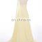 Grace Karin One Shoulder Evening Dresses 2017 Robes De Soiree Longue Chiffon Long Party Dress Yellow Formal Gowns Ribbon CL6066