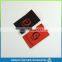 customized cloth woven label garment tags made in china