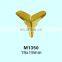 OEM gold triangle purse/book/frames/case corner protector/decoration