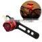 3 Modes Diamond Aluminium Alloy Waterproof Red LED Bicycle Cycling Rear Tail Light
