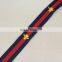 Wholesale good quality multi color webbing jacquard ribbon