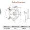 Forklift Permanent Magnet Motor 24 Volts DC