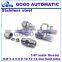 High quality quick coupler ZG 1/4'' male thread O.D 3 mm hard tube stainless steel straight connectors welded hydraulic fittings