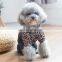 Fashion Dog Pet cat Winter Warm leopard print cotton Clothes hoodie winter dog apparels