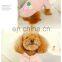 Cute Pet dog Cat pink strawberry apparel fleece Clothes Hoodie