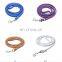 PU Pet Collar Buckle Comfortable Leash Training Dog Rope Round Rope Pet Neck Chain Pet Supplies
