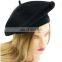 Women Plain Cotton Adjustable Washed Beret Cap Hat Made in China