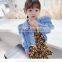 Girls' Denim Two Piece Suit New Korean Style Suit in Autumn 2020