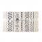 Home floor decor accessories indoor carpet mat hand knotted printed living room rug with tassels