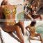 Leopard Swimwear 2019 High Cut Swimsuit One Pieces Bathing Suit Badpak Dames Bandeau Bodysuit Sexy Stroj kapielowy Women Trikini