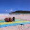 Multicolor Lightweight Waterproof Sand proof Beach Picnic Travel Blanket With Bag